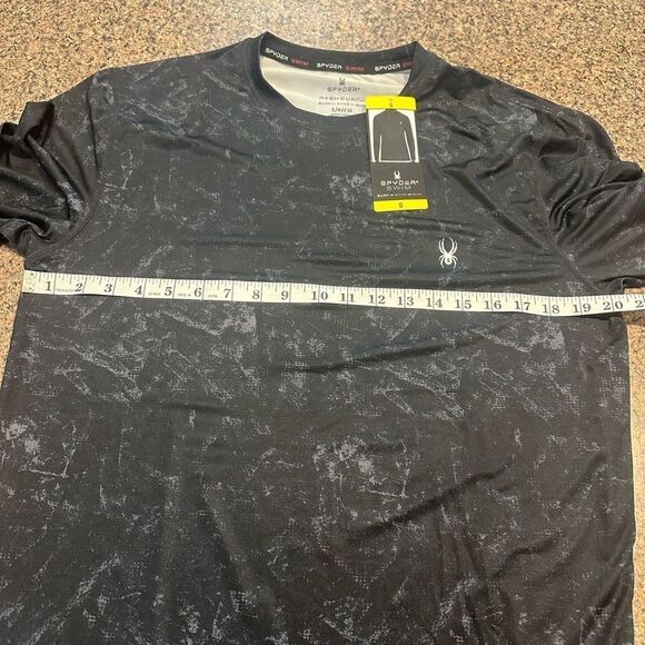 Spyder swim rashguard shirt men’s S new with tags black grey - Picture 11 of 11